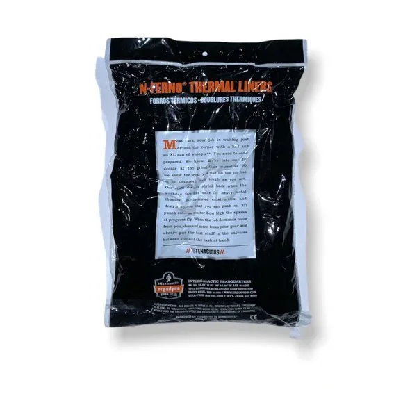 Ergodyne N-Ferno 6952 Thermal Insulated Hard Hat/Helmet Winter Liner, Black - Picture 3 of 8